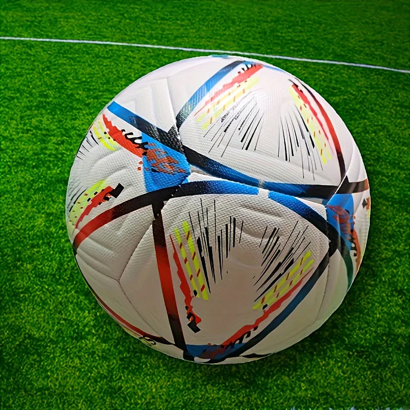 Premium Machine-Stitched Soccer Ball, Durable PU Training Match Ball For Teens Adults, Outdoor Sports Competition Football