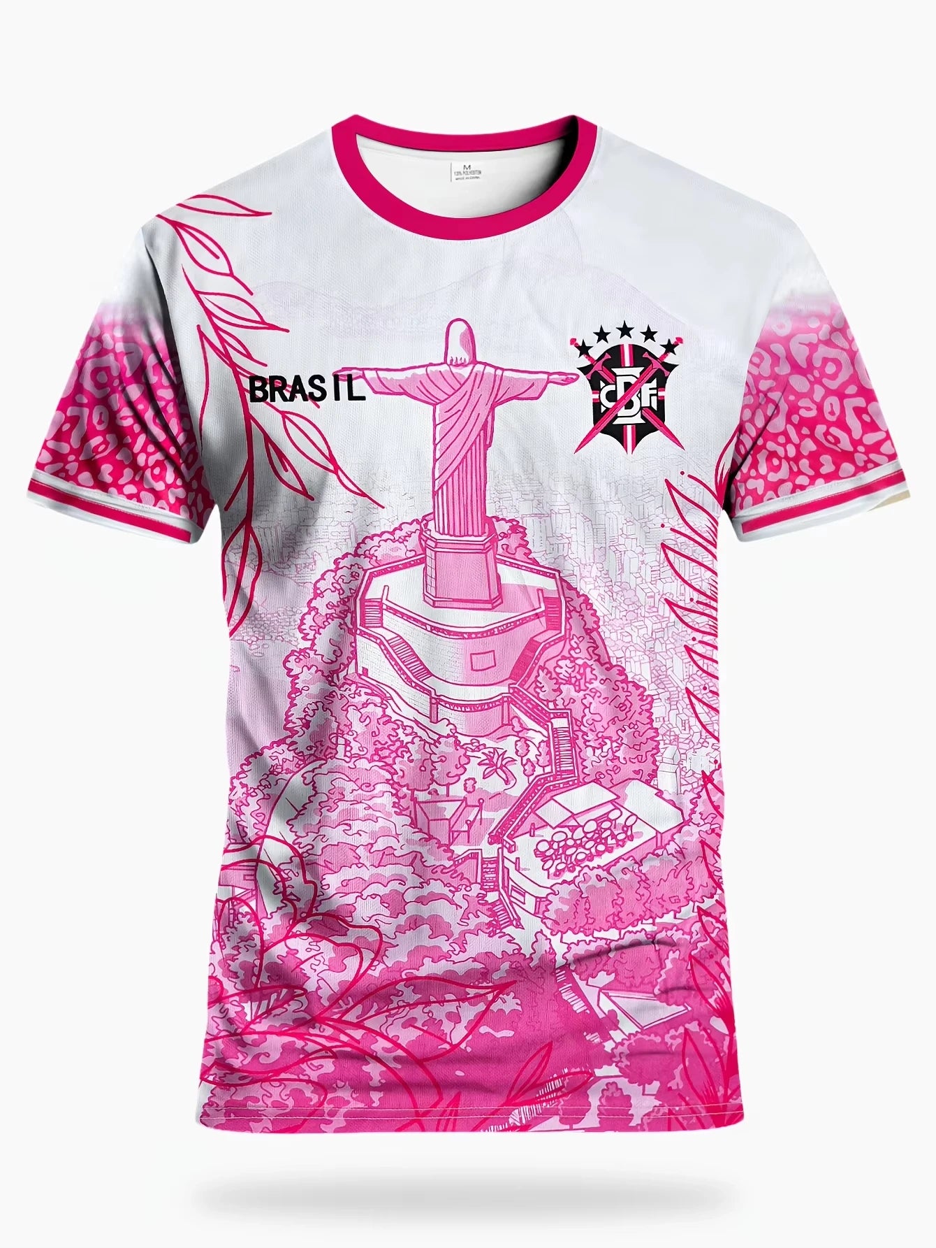 Brazil Soccer Jersey - Football Shirt with Christ the Redeemer Graphic, Ideal for National Team Fans & Streetwear Outfits