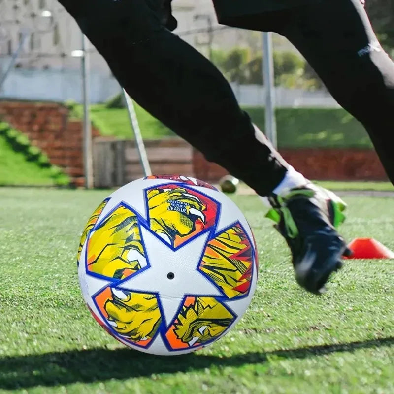 High Quality Soccer Balls,Official Size 5 PVC Material Goal Team Outdoor Match Game Football Training Ballon De Foot.