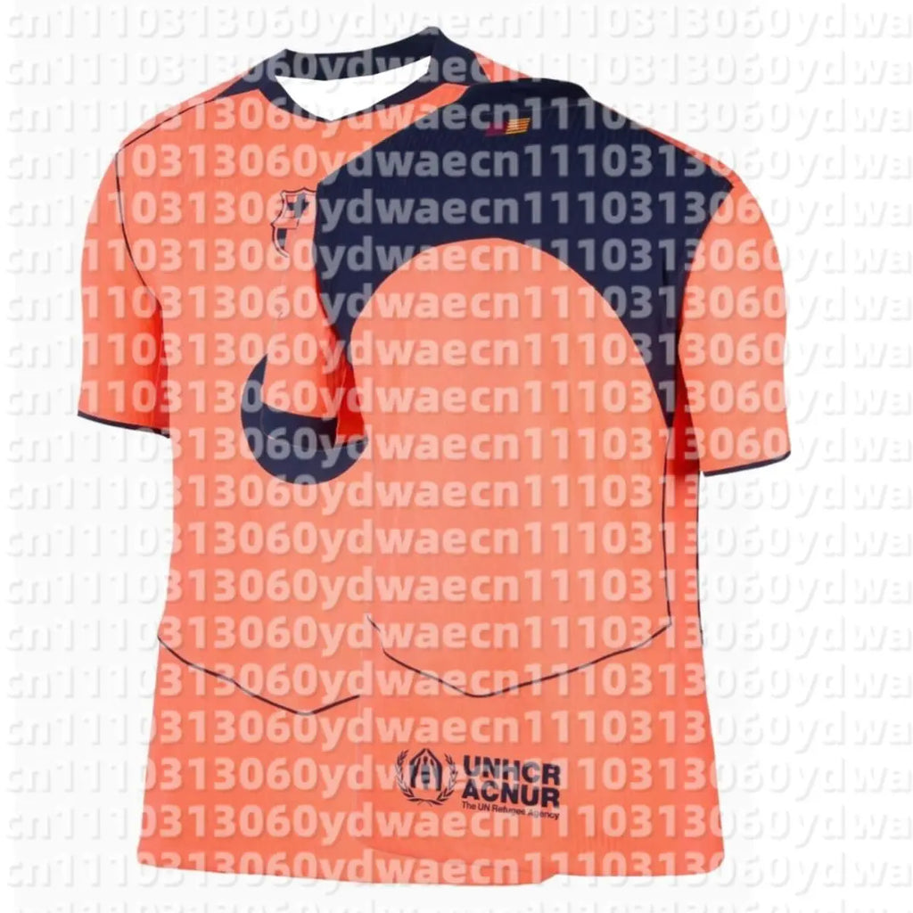 Soccer Jersey Red and Blue Color Scheme Football Team Classic Sportswear Men's Home/Away/Third Casual T-Shirt