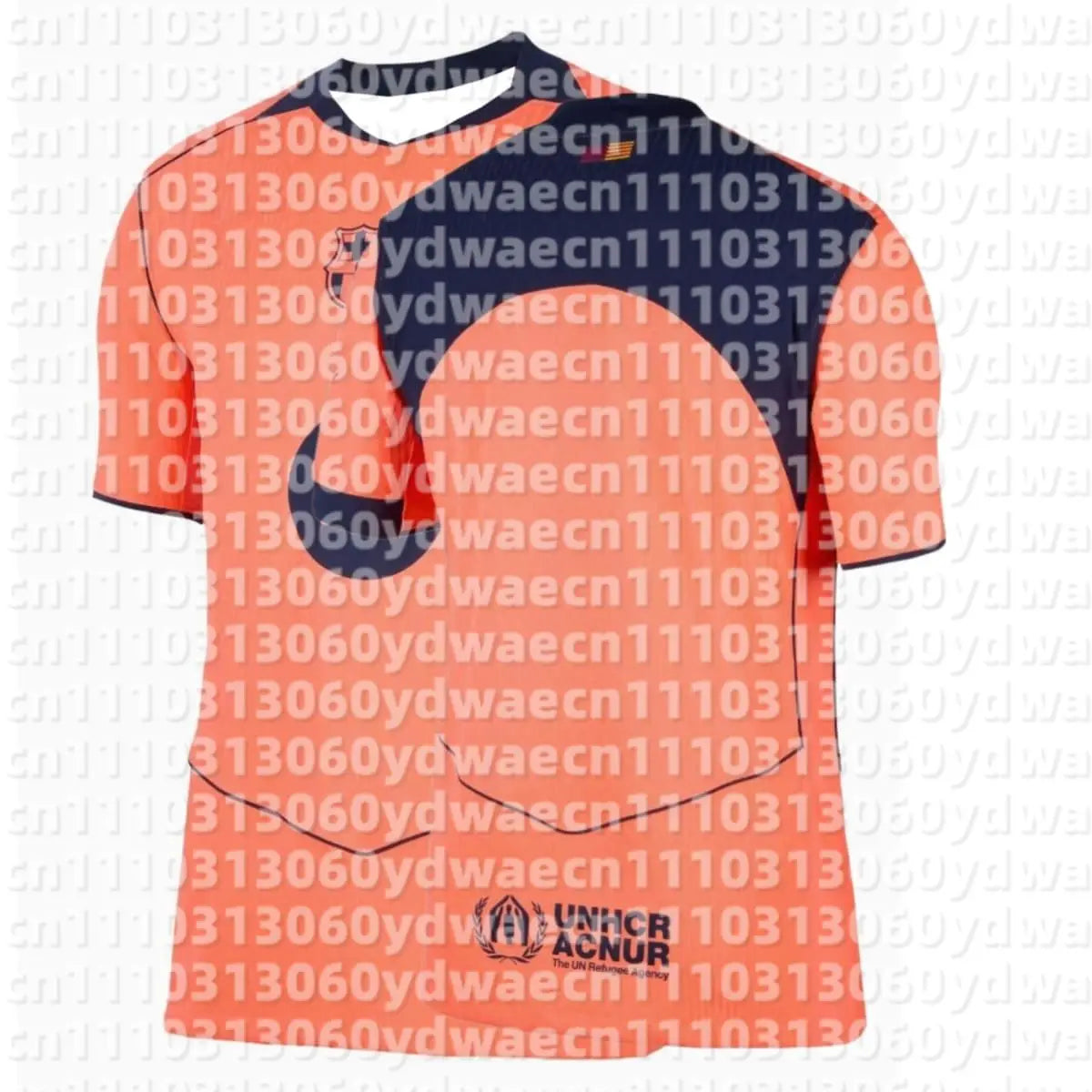 Soccer Jersey Red and Blue Color Scheme Football Team Classic Sportswear Men's Home/Away/Third Casual T-Shirt